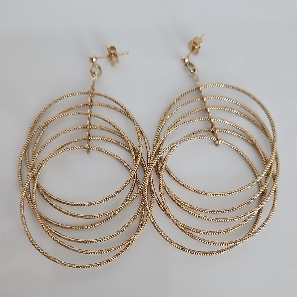 Elegant Gold Hoop Earrings